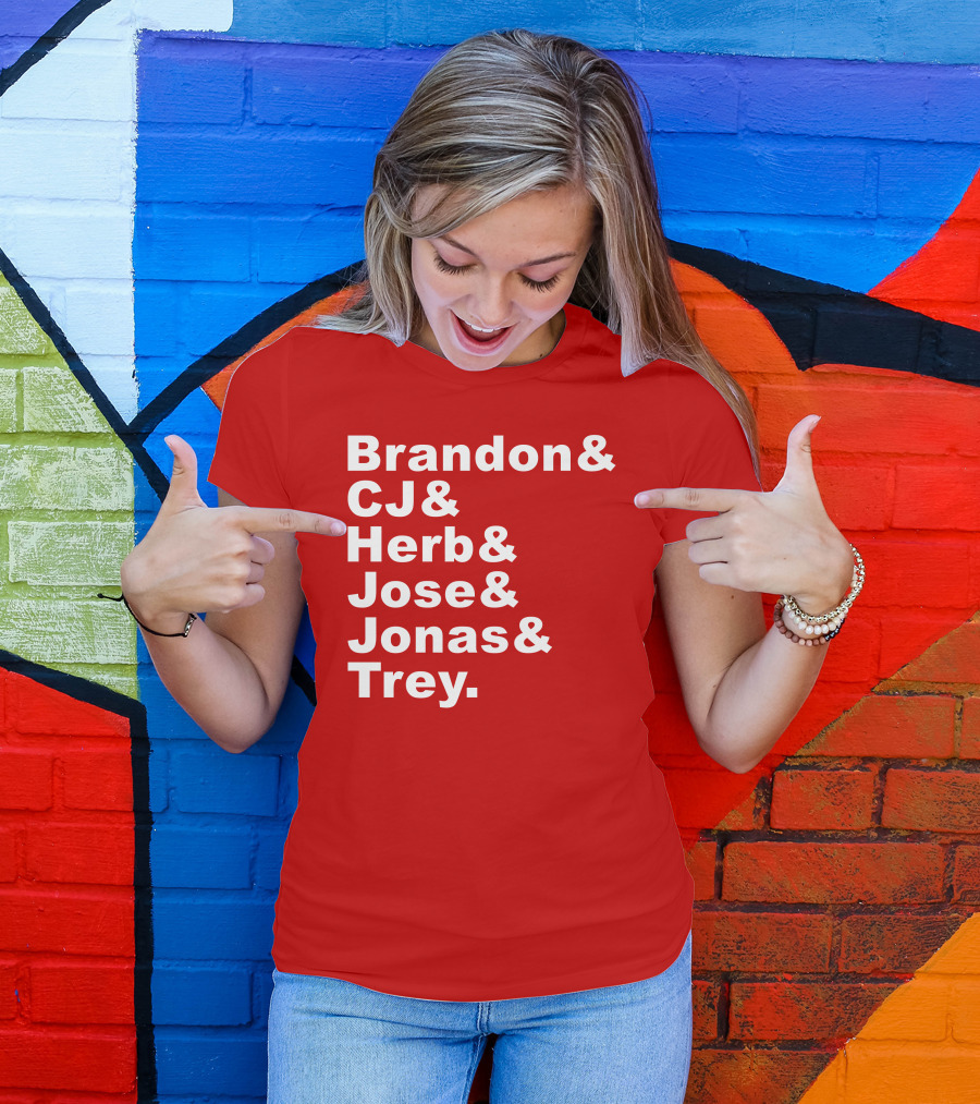 Brandon CJ Herb Jose Jonas Trey New Orleans Pelicans Fan T-Shirt