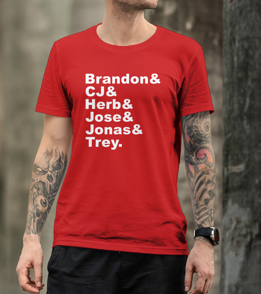 Brandon CJ Herb Jose Jonas Trey New Orleans Pelicans Fan T-Shirt