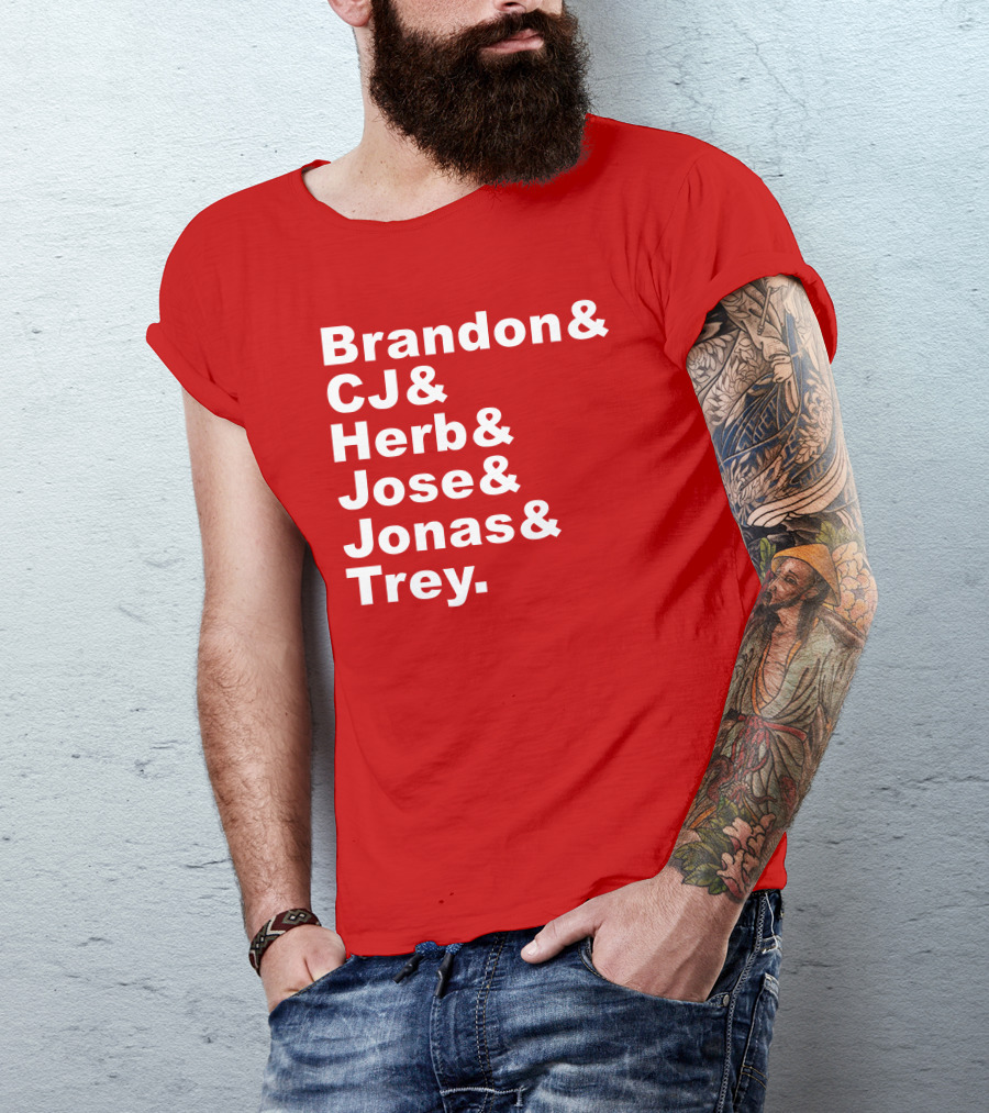 Brandon CJ Herb Jose Jonas Trey New Orleans Pelicans Fan T-Shirt