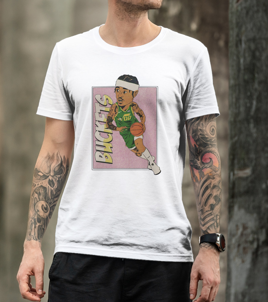 Jordan Clarkson Utah Jazz Buckets Basketball T-Shirt