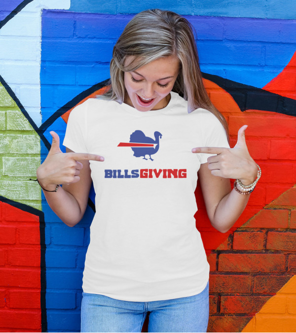 Billsgiving Buffalo Football Turkey T-Shirt