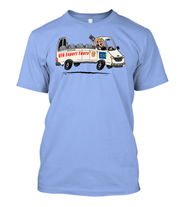 VFA Expert Tours Van Adventures With Smiling Driver T-Shirt