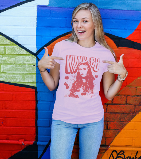 Mimi Webb Cherry Photo With Hand-Drawn Heart And Cherries T-Shirt