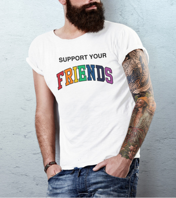 Kids Of Immigrants Store Support Your Friends T-Shirt