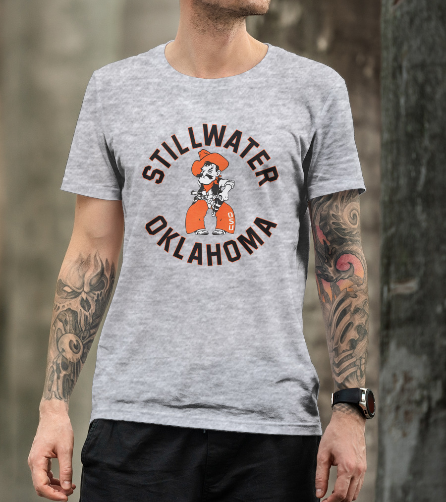 Charlie Hustle Merch Stillwater Oklahoma OSU Cowboy T-Shirt