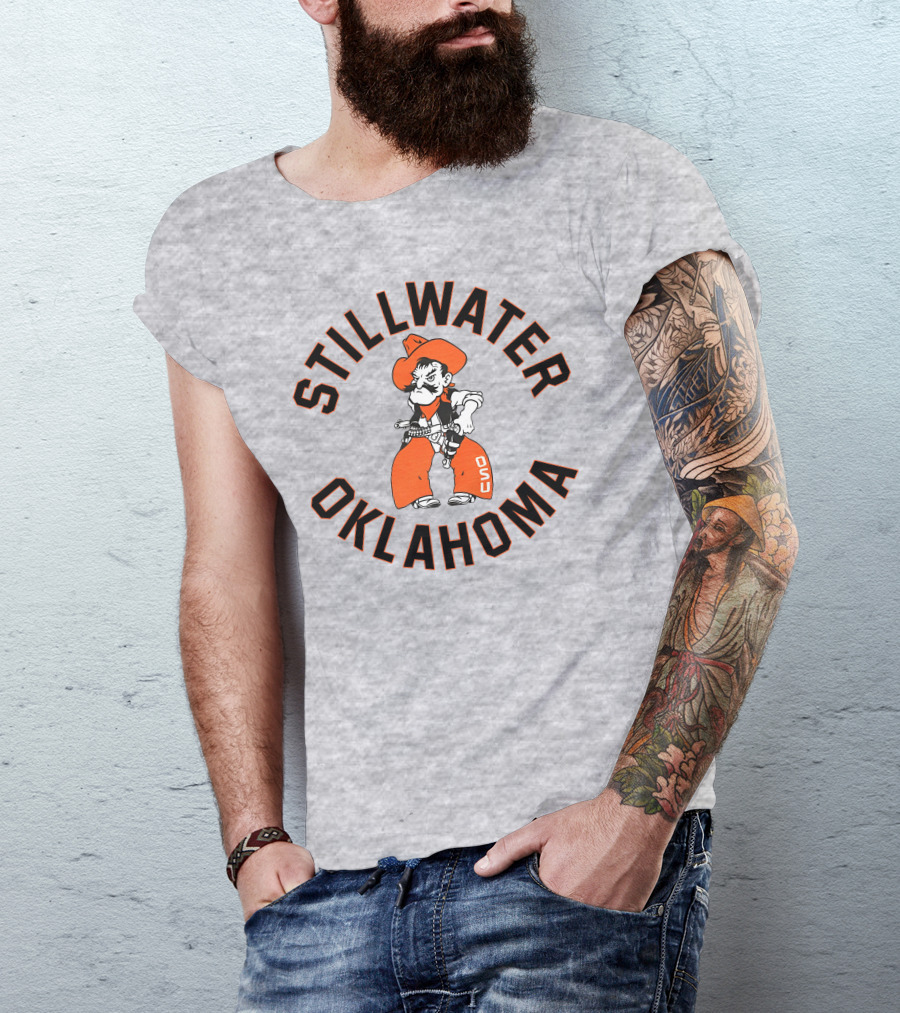 Charlie Hustle Merch Stillwater Oklahoma OSU Cowboy T-Shirt