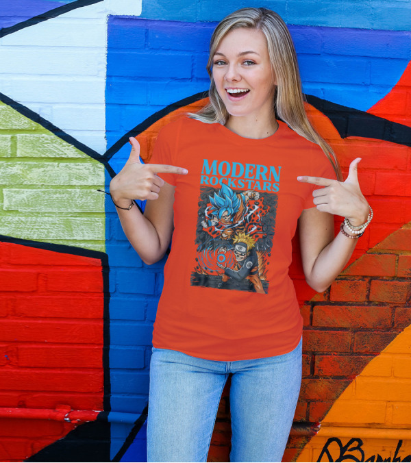 MODERN ROCKSTARS Anime Rockstars T-Shirt