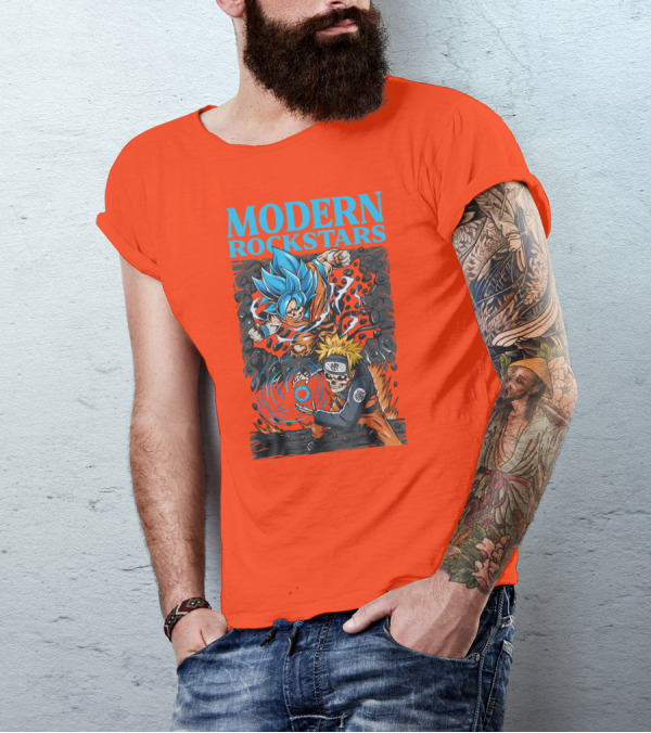 MODERN ROCKSTARS Anime Rockstars T-Shirt