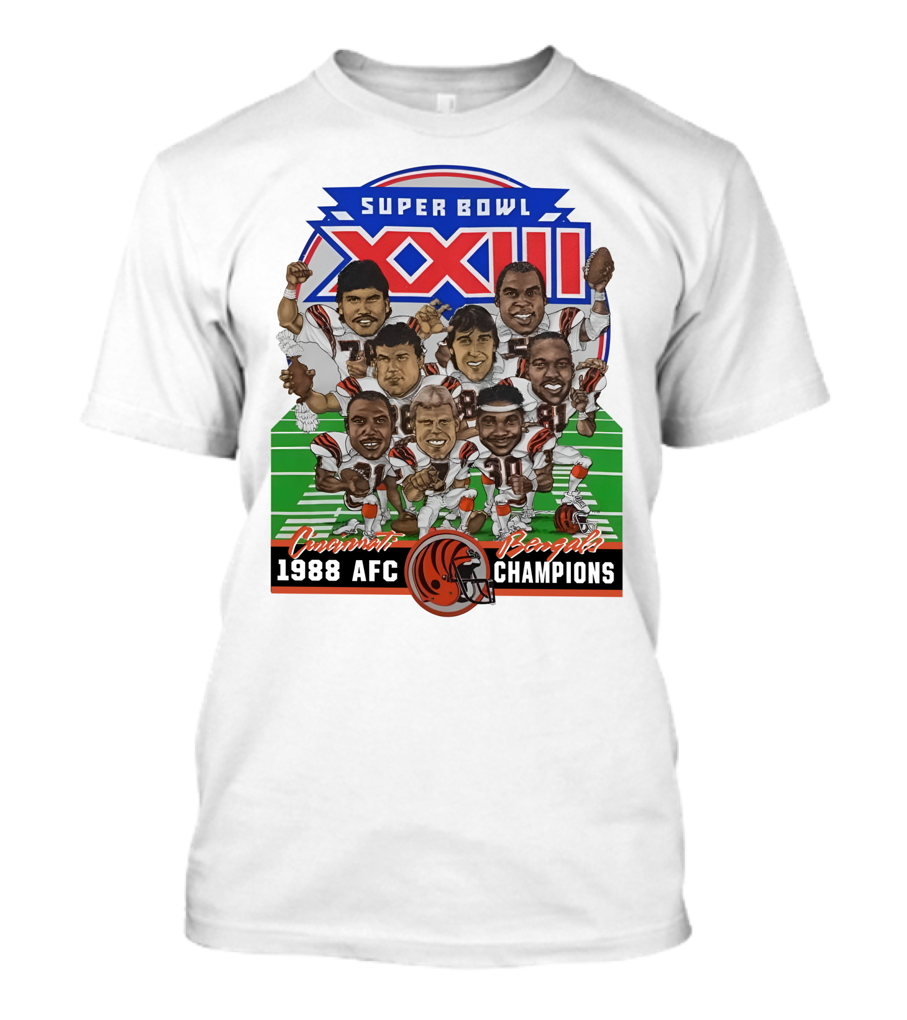 Cincinnati Bengals Super Bowl XXIII 1988 AFC Champions T-Shirt