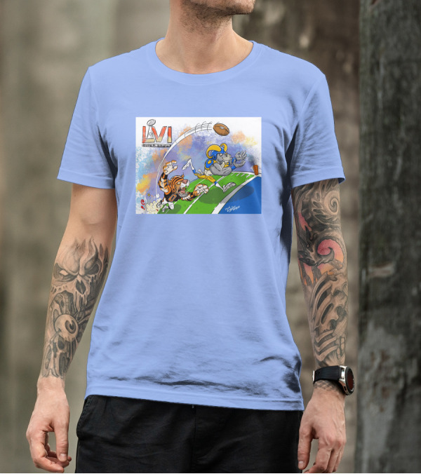 Super Bowl LVI Go Rams Touchdown T-Shirt