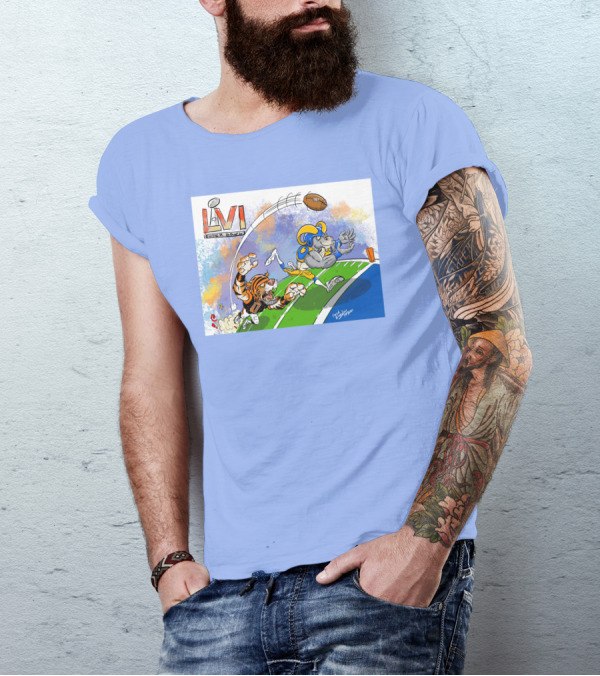 Super Bowl LVI Go Rams Touchdown T-Shirt