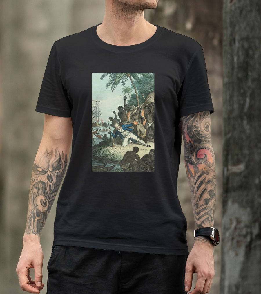 Hawaiians Killed Captain Cook Historic Encounter T-Shirt