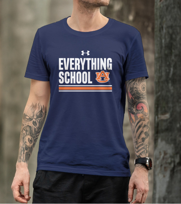 Auburn Football Everything School Under Armour AU T-Shirt
