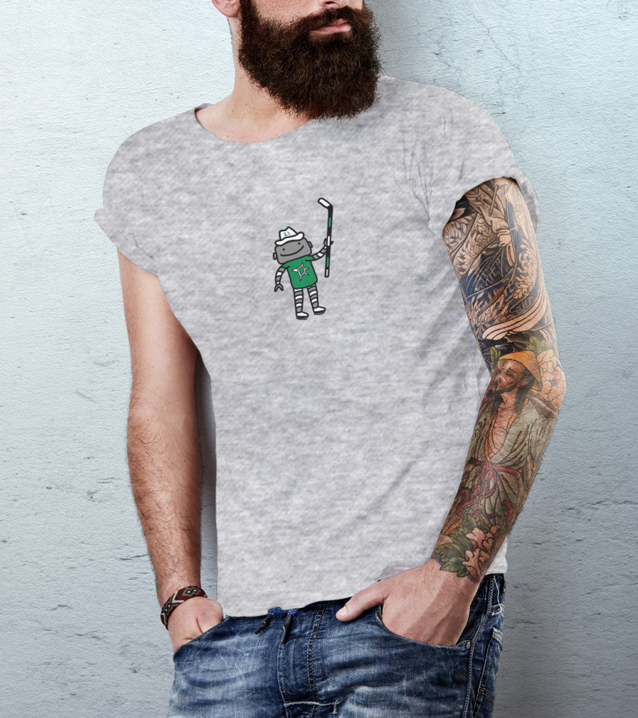 Dallas Stars 21 Otter Hockey Character Green Jersey T-Shirt