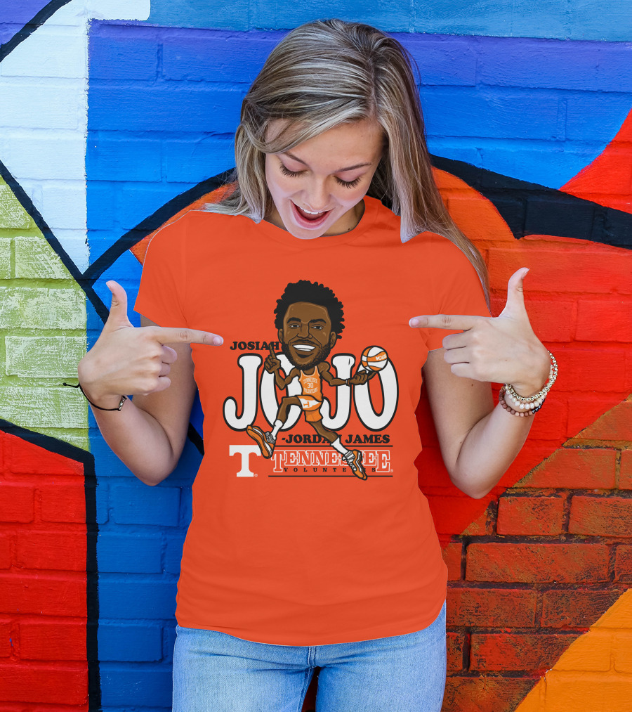 Josiah Jordan James JoJo Tennessee Volunteers Basketball T-Shirt