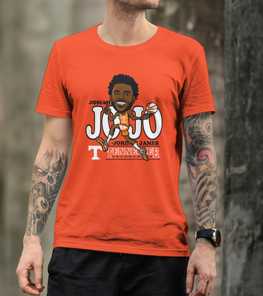 Josiah Jordan James JoJo Tennessee Volunteers Basketball T-Shirt