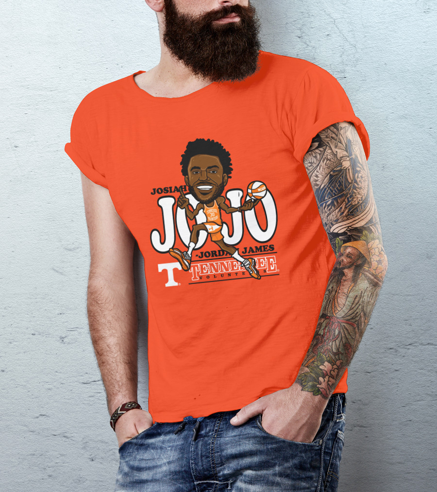 Josiah Jordan James JoJo Tennessee Volunteers Basketball T-Shirt