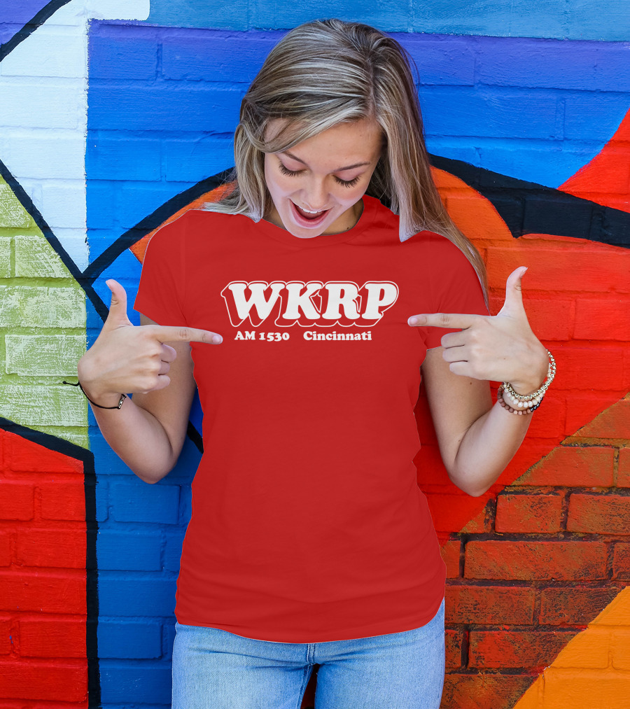 WKRP AM 1530 Cincinnati Super 70s Sports Radio T-Shirt