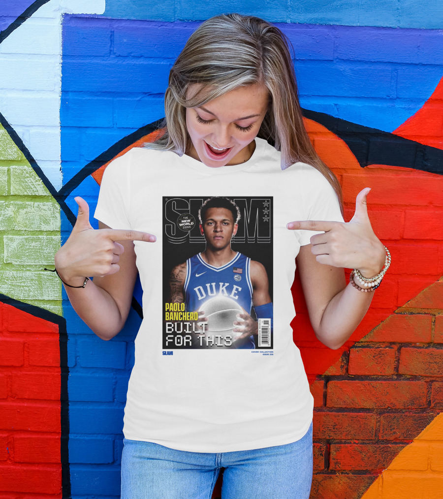 SLAM New World Issue Paolo Banchero Duke Built For This Issue 235 T-Shirt