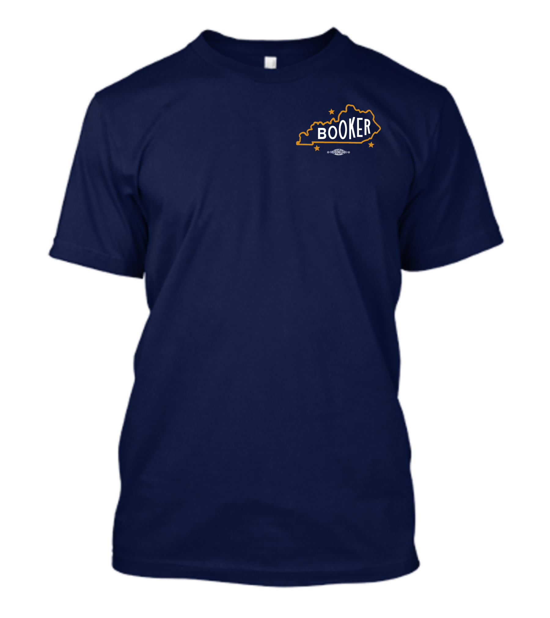 Booker Kentucky Outline With Stars Booker4ky Charles Booker Store T-Shirt