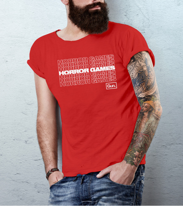 Horror Games Gun Merch T-Shirt