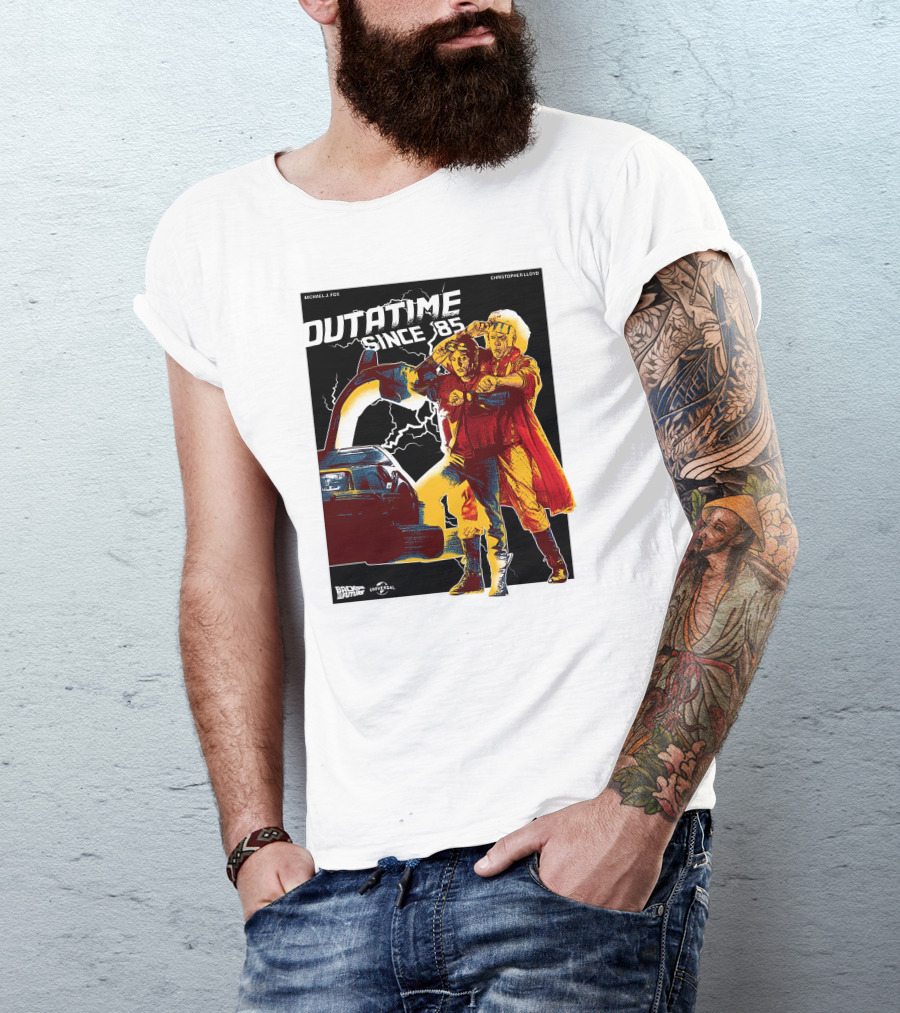 Outatime Since '85 Back To The Future Doc And Marty T-Shirt
