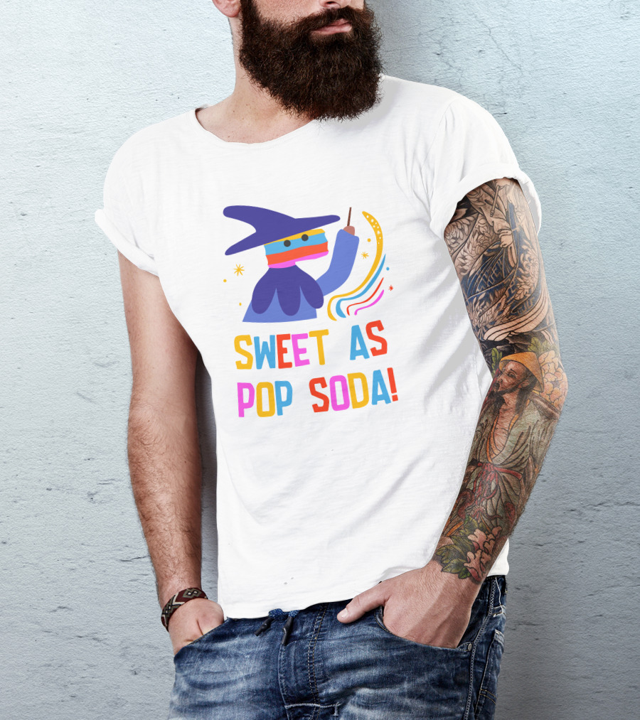Bonte Avond Store Sweet As Pop Soda Colorful Wizard T-Shirt