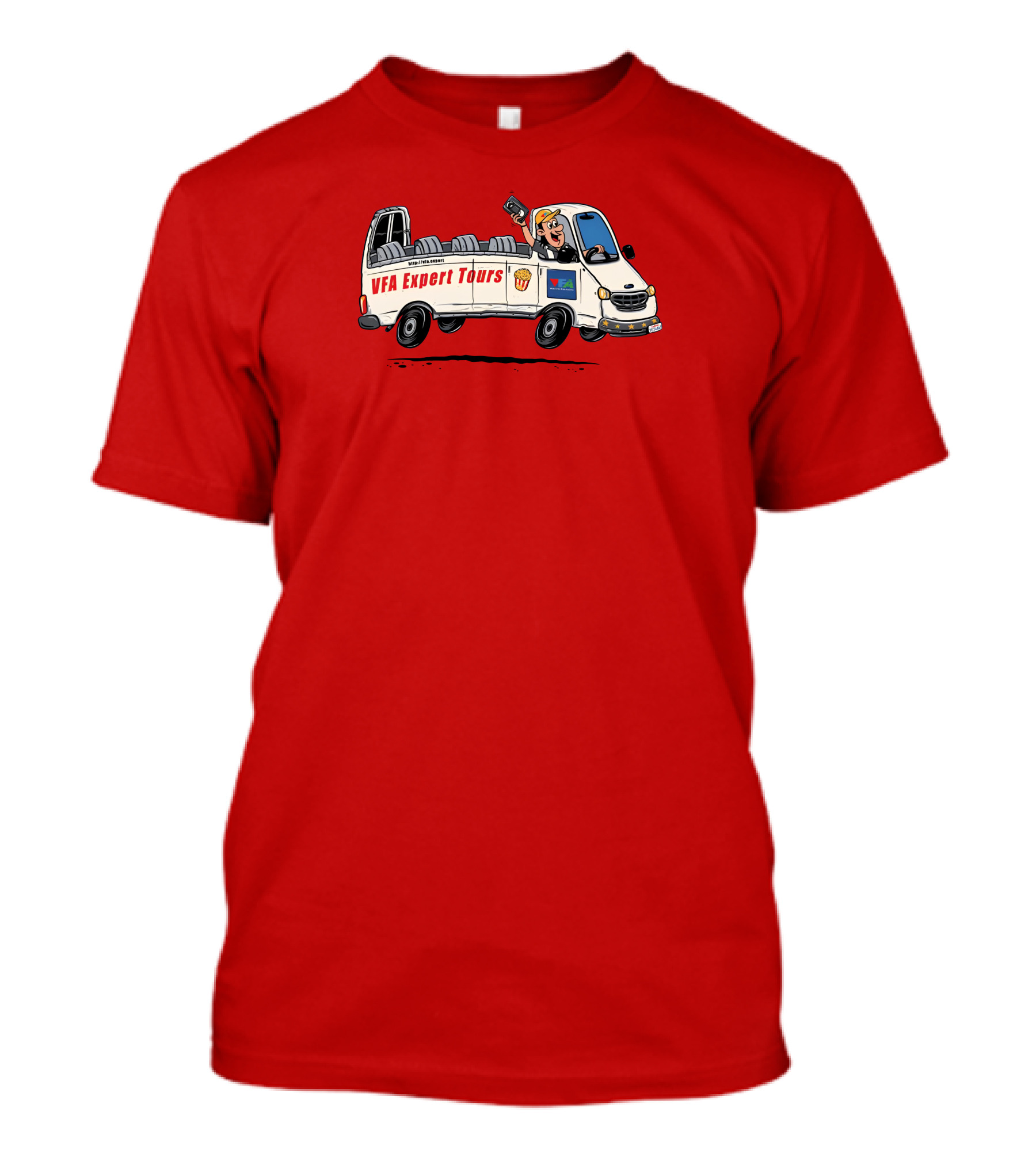 On Cinema VFA Expert Tours Van Adventures T-Shirt