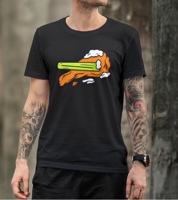 Buffalo Fanatics Wingsup Chicken Wing Celery #Wingsup T-Shirt