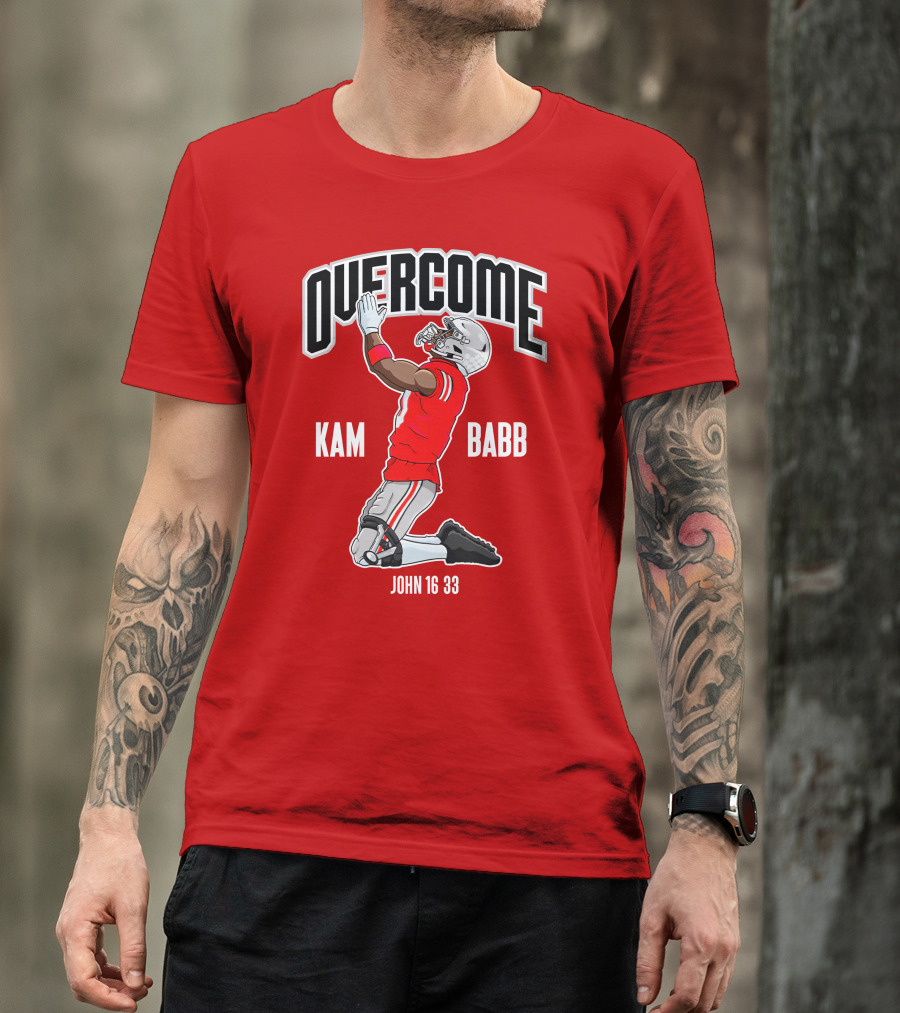 OVERCOME Kam Babb John 16 33 T-Shirt