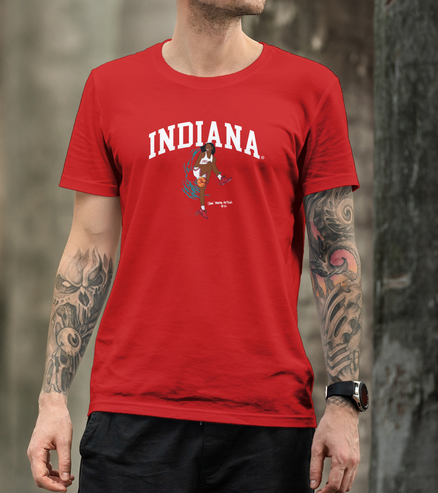 Indiana Basketball Chloe Moore-McNeil #11 T-Shirt