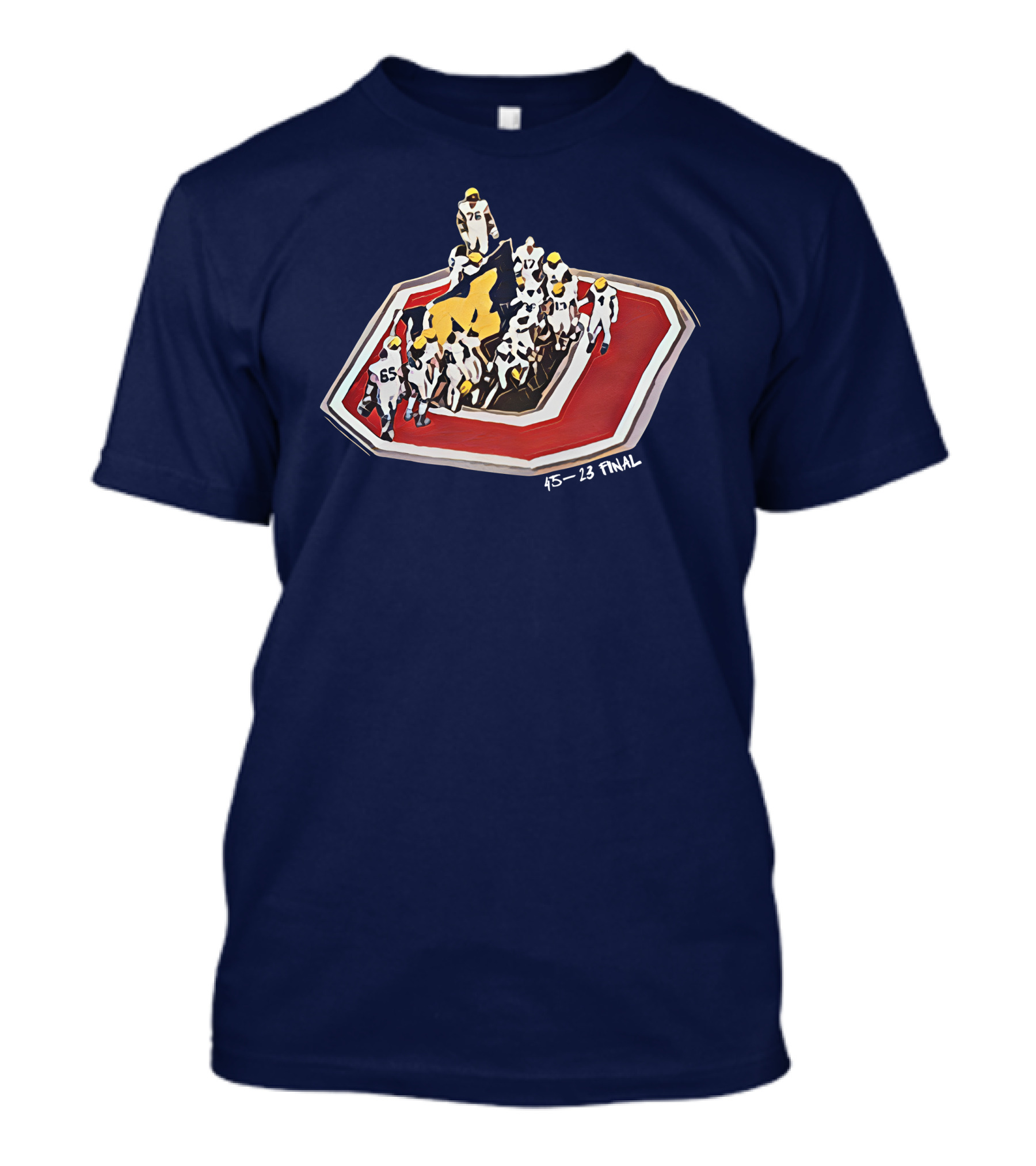 Dc4lcustomtees Merch 45-23 Final Michigan Team On Ohio State Logo Victory T-Shirt