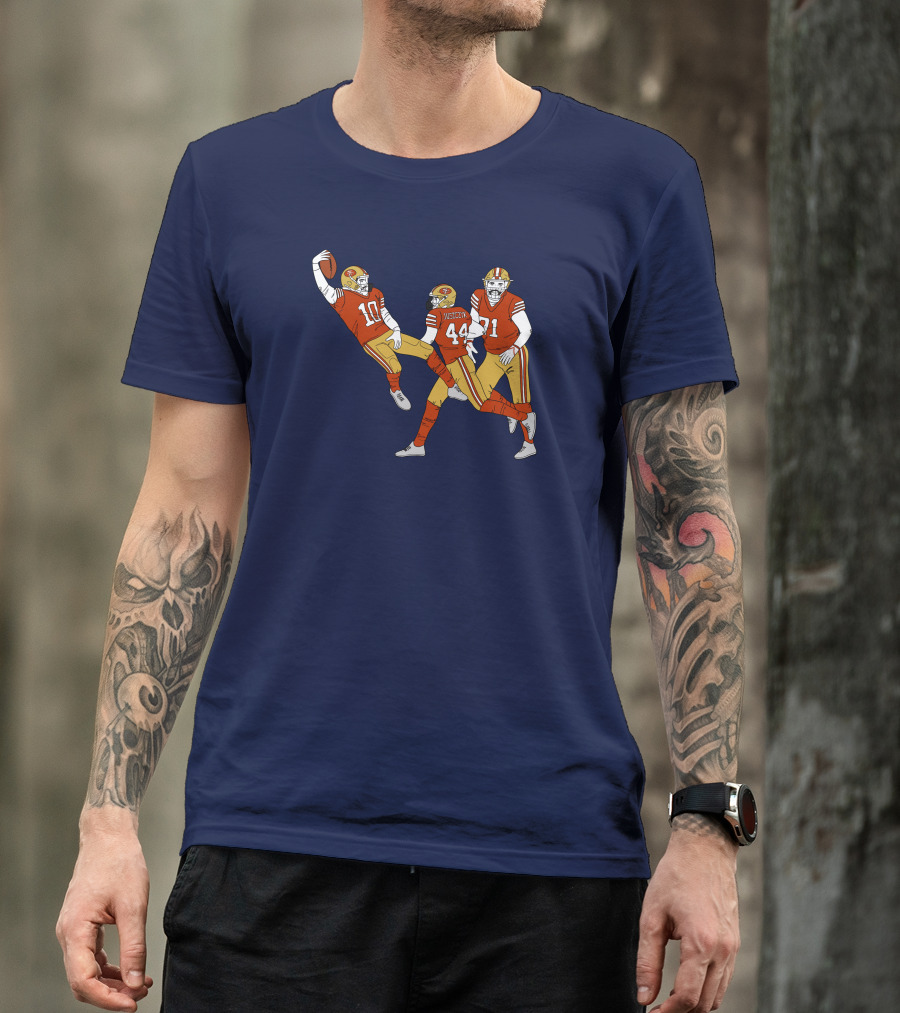 San Francisco Football Trio Marshawn Jimmy 49ers Team T-Shirt
