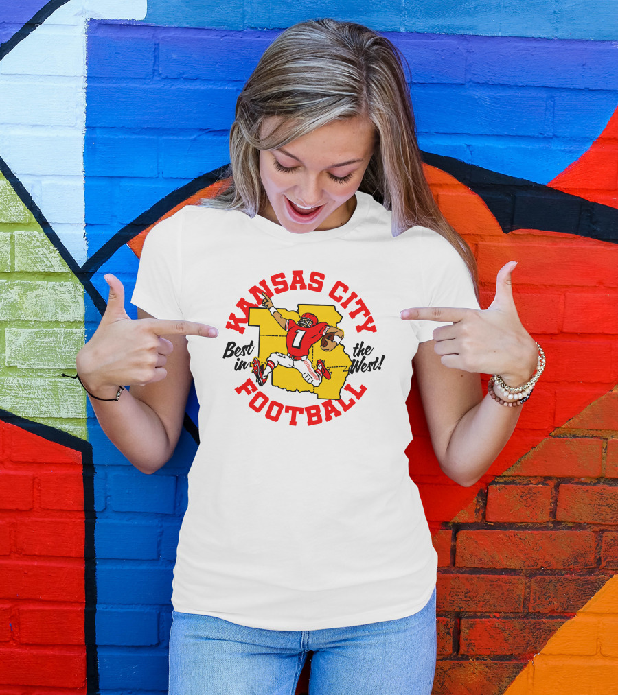 Kansas City Football Best In The West T-Shirt