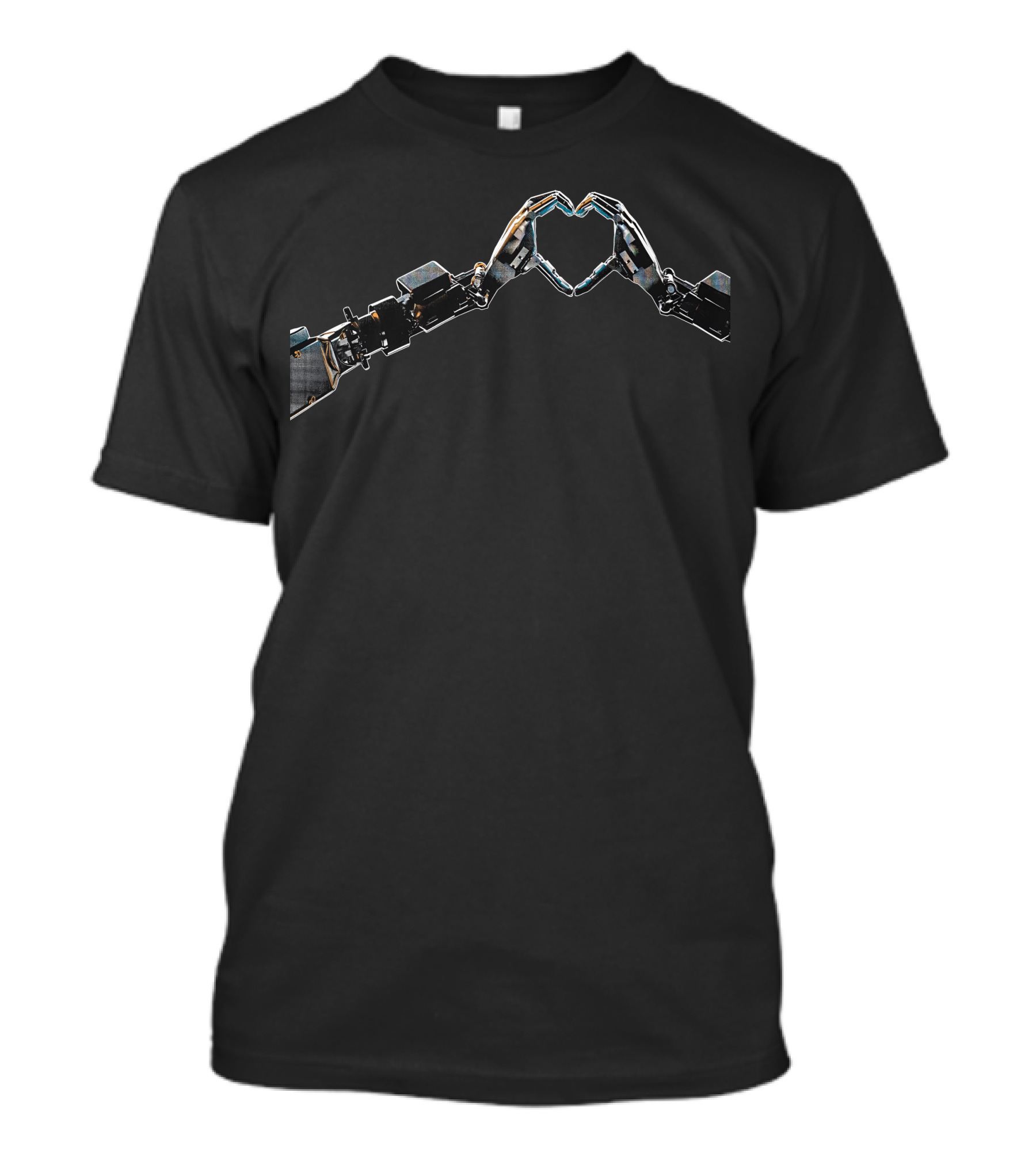 Tesla Shop Men's AI Day Robotic Arms Heart Formation T-Shirt
