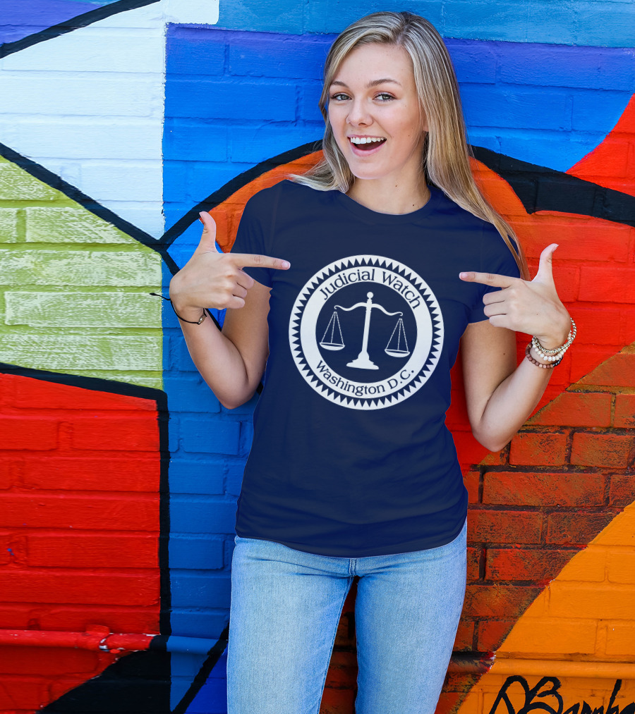 Judicial Watch Washington D.C. Scales Of Justice Seal T-Shirt