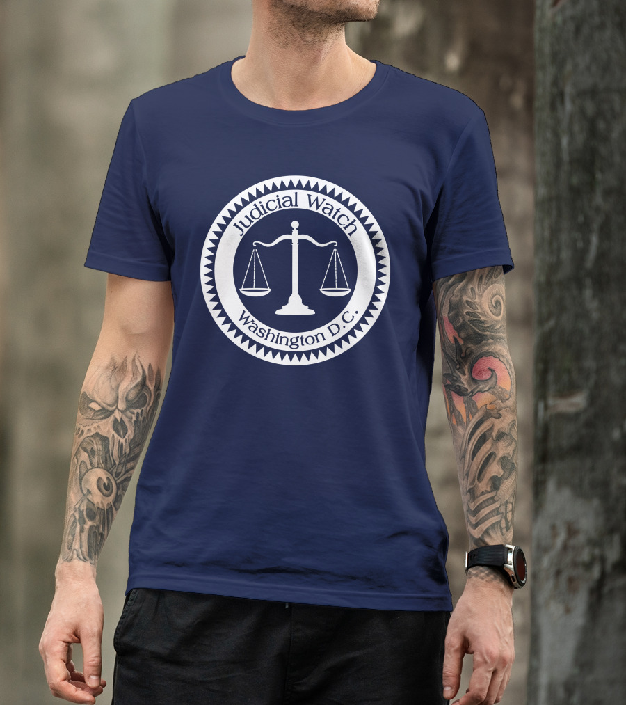 Judicial Watch Washington D.C. Scales Of Justice Seal T-Shirt