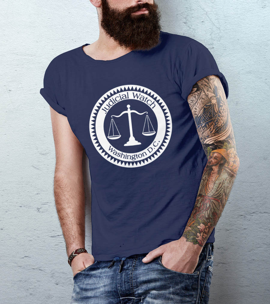 Judicial Watch Washington D.C. Scales Of Justice Seal T-Shirt
