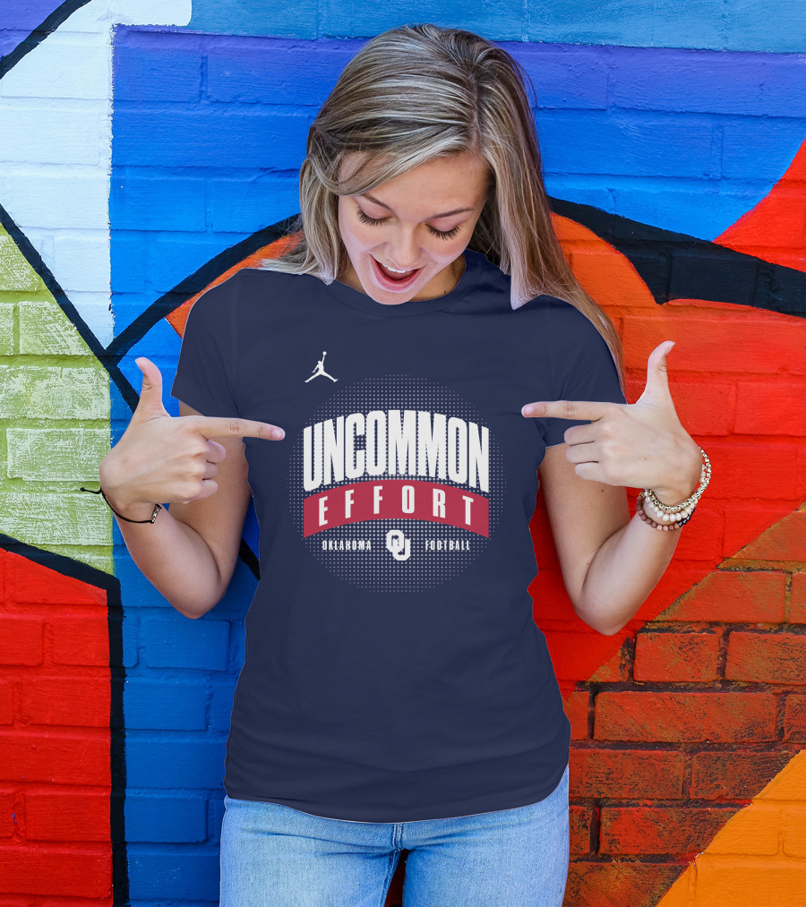 Uncommon Effort Oklahoma Football OU Jordan Brand T-Shirt