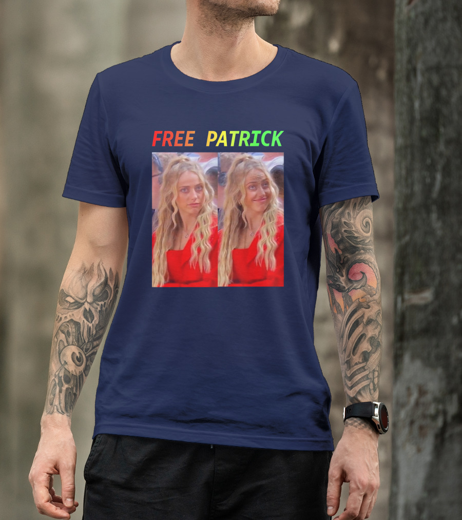 FREE PATRICK Double Image Red T-Shirt