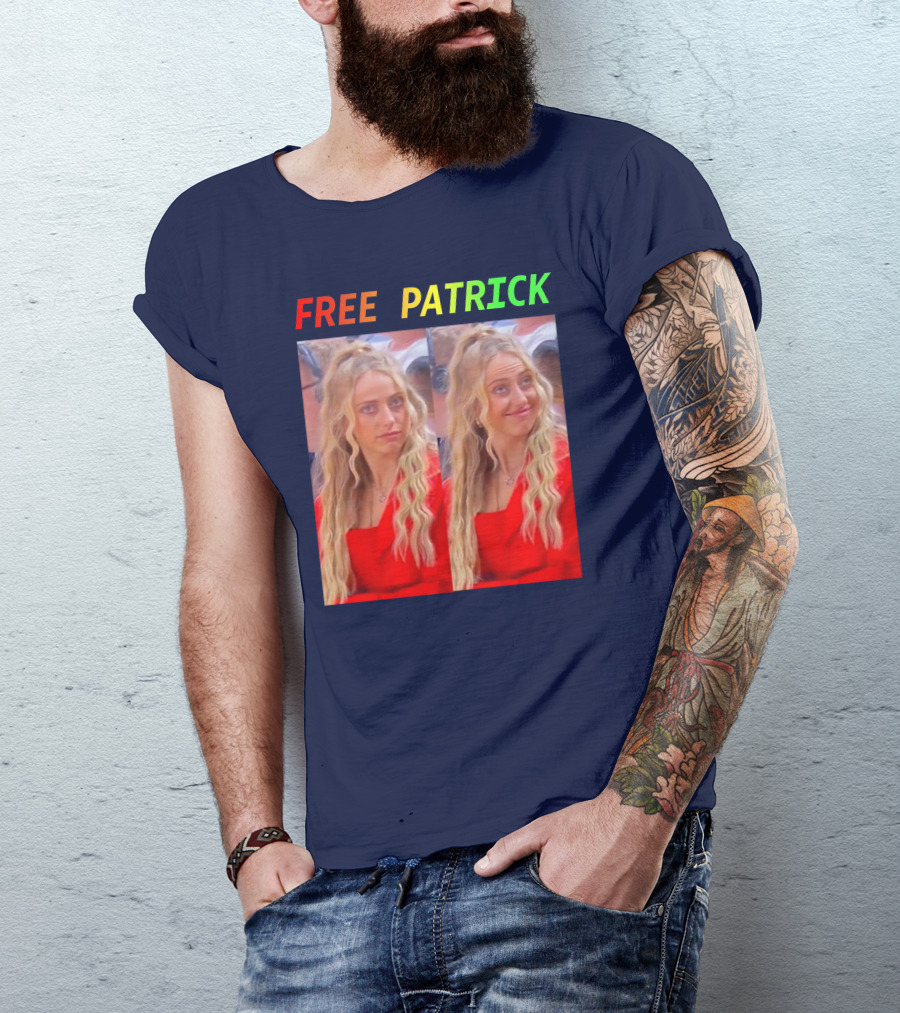 FREE PATRICK Double Image Red T-Shirt