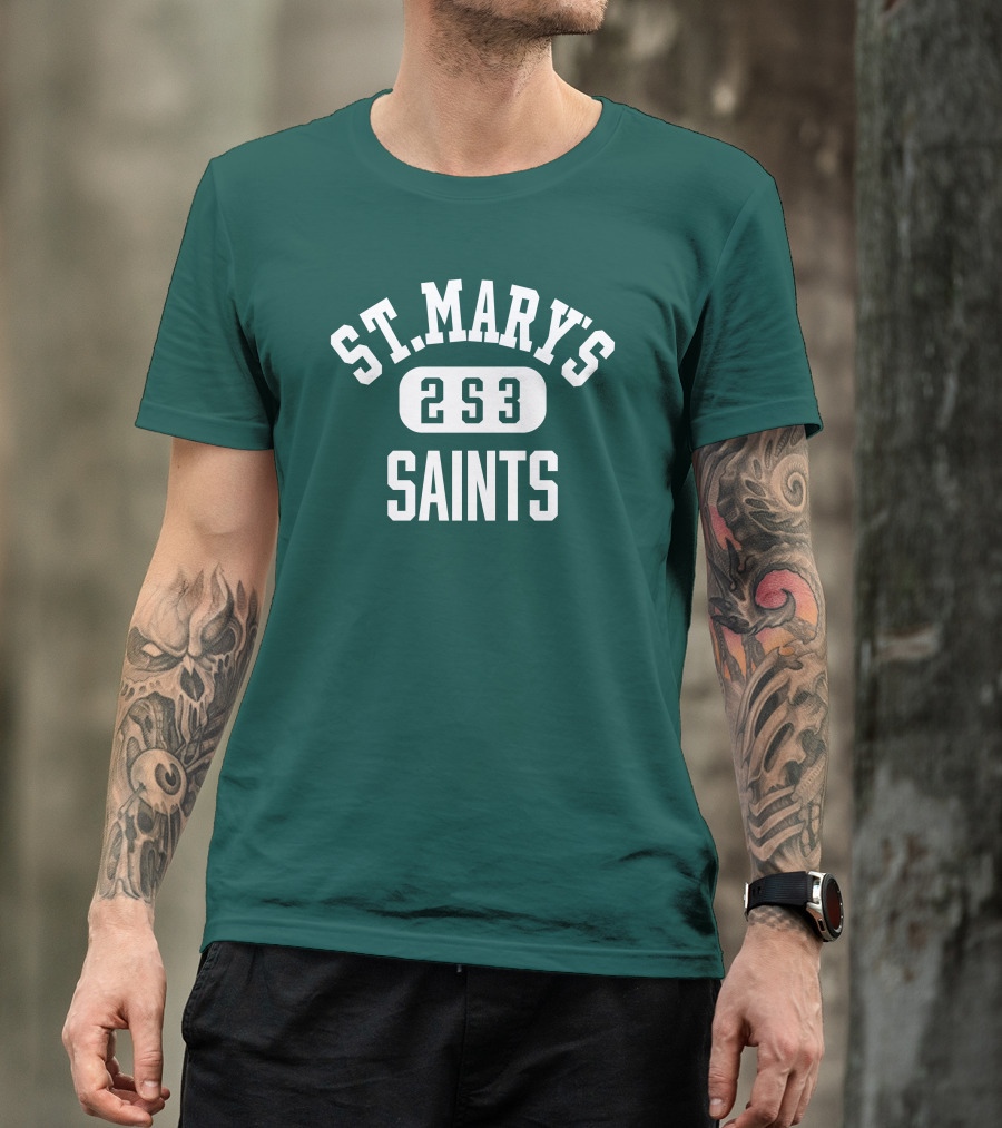 St. Mary's High School Saints 2S3 Team Spirit T-Shirt