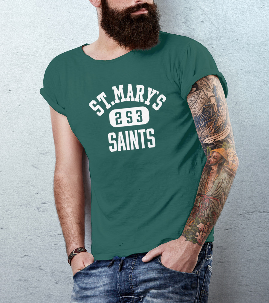 St. Mary's High School Saints 2S3 Team Spirit T-Shirt