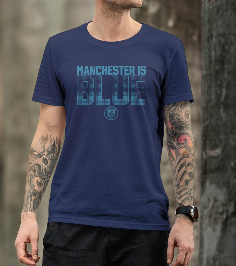 Manchester Is Blue: Manchester City Emblem T-Shirt