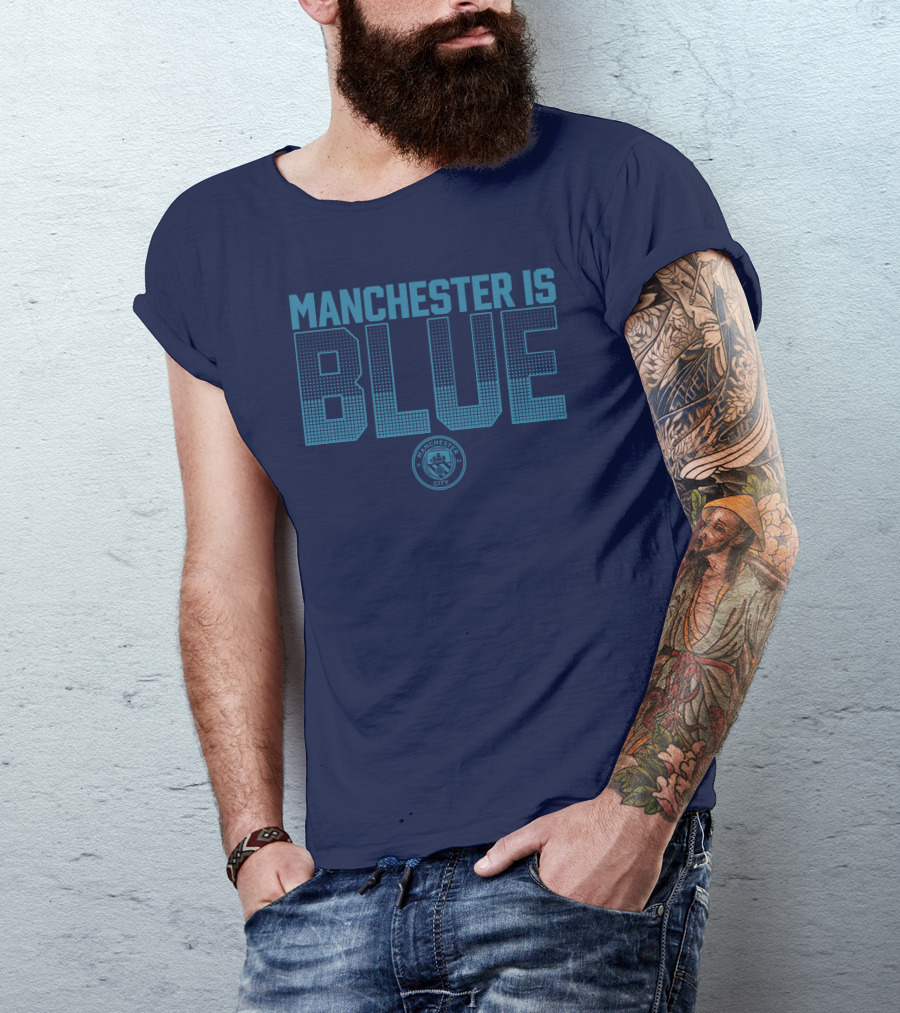 Manchester Is Blue: Manchester City Emblem T-Shirt
