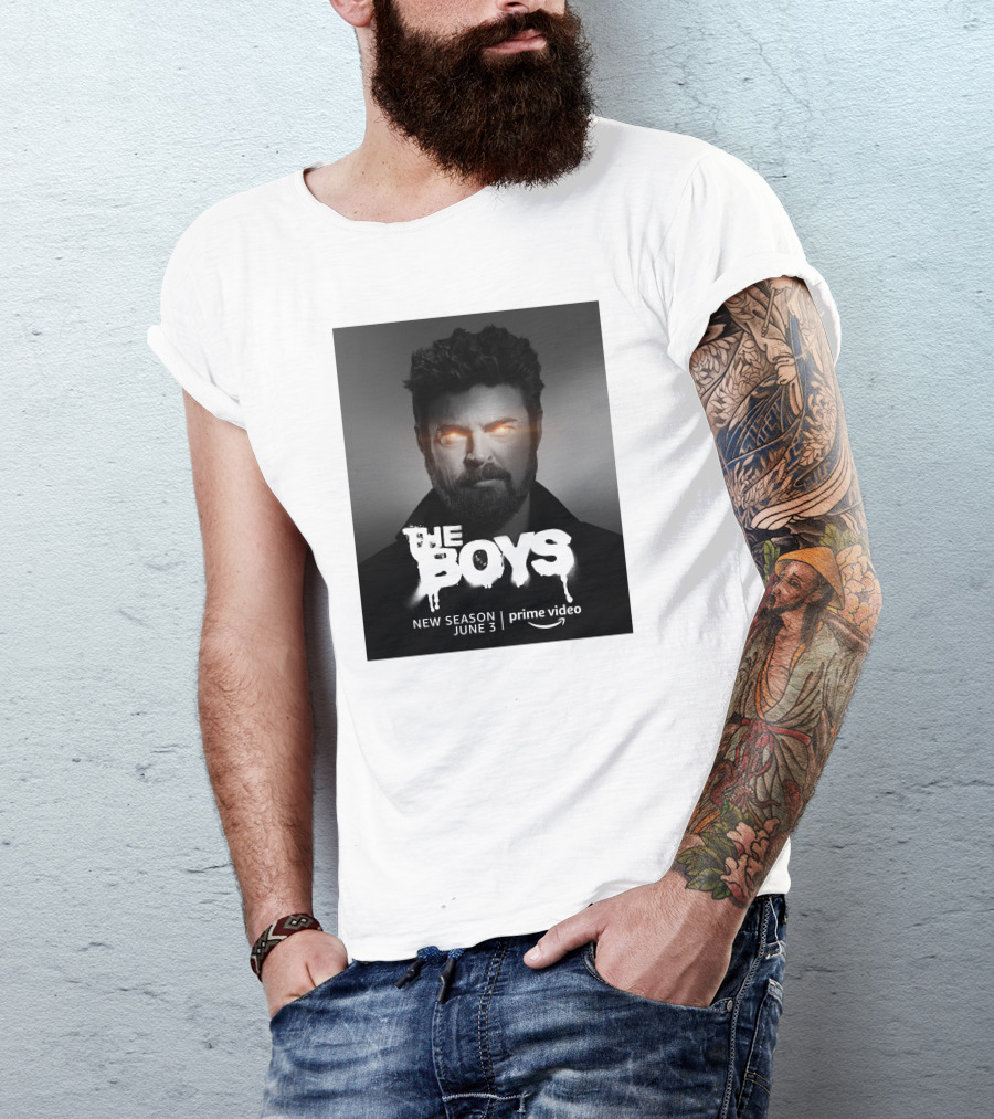 The Boys New Season June 3 Prime Video Superhero Dark T-Shirt