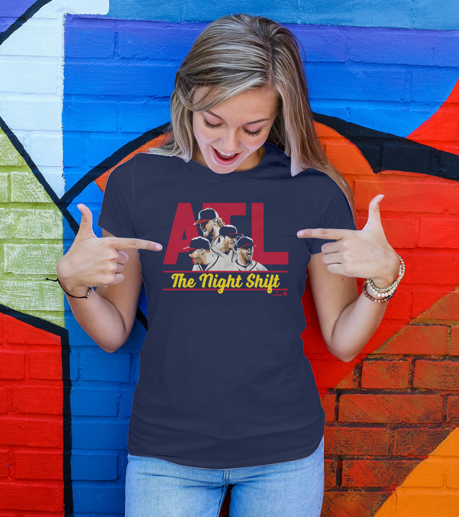 ATL The Night Shift Players MLB T-Shirt