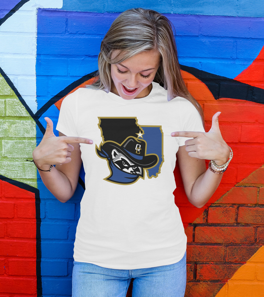 Quad Cities River Bandits Midwest League Baseball Logo 22 T-Shirt