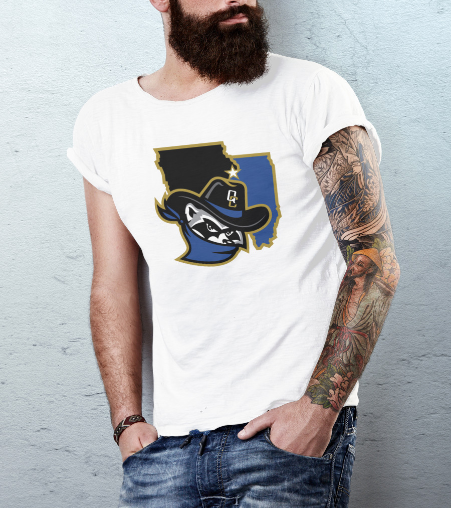 Quad Cities River Bandits Midwest League Baseball Logo 22 T-Shirt