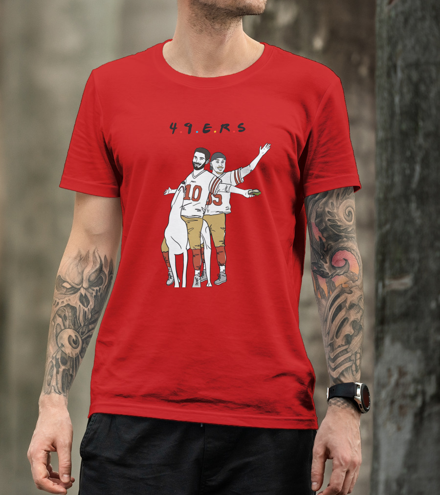 Rita Oak Friends Jimmy Garoppolo Brian Hill Dog 49ers Football Fun T-Shirt
